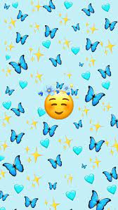 blue emoji background emoji emoji