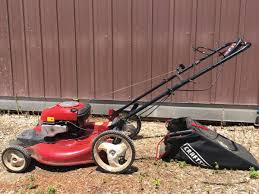 My dad paid $50 for this, and he got it off a guy on craigslist. Craftsman 22 Inch Ez Walk Self Propelled Lawn Mower Used Ronmowers