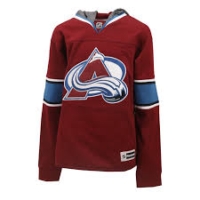 As low as $15.00 regular price $24.00. Colorado Avalanche Nhl Reebok Kids Youth Size Jersey Style Hooded Sweatshirt New For Sale Online