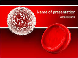 White Blood Cell And Red Blood Cell Powerpoint Template Infographics Slides