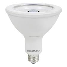 Sylvania 100w Equivalent Par38 Warm White Motion Sensor Led Light Bulb At Menards