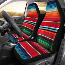 Mexican Blanket Seat Covers Set Of 2