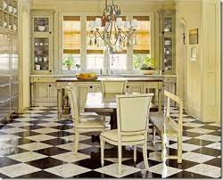 black and white checkerboard floors