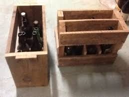 home brew bottle holder made from a