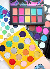 4 bright colorful eyeshadow palettes