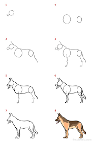easy dog drawing how to draw a dog