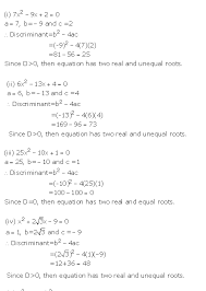 Concise Solutions Quadratic Equations
