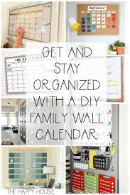 20 Fab Diy Family Wall Calendar Organizers The Happy Housie