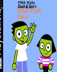 2 pbs kids logos with dot & dash #pbs. Pbs Kids Dot And Dash S Bad Fur Day Video Games Fanon Wiki Fandom
