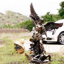 Bronze St Michael Defeating Lucifer