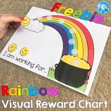 Rainbow Reward Chart Worksheets Teaching Resources Tpt