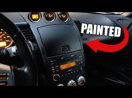 paint interior trim panels to look new