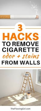 Remove Cigarette Smell And Stains