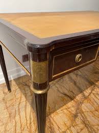 Antique style ladies writing desk, parquetry with gilt metal mounts french style. Neo Classical Ladies Writing Desk