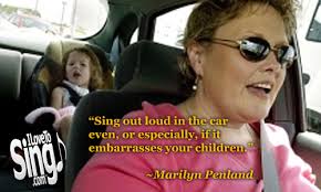 Bildresultat för singing in car