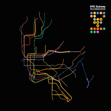 Animated Subway Map Gifs Compared To Actual Geography