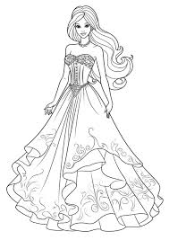barbie kids coloring pages