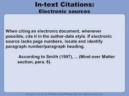 In Text Citations and Reference Lists   ppt video online download