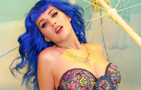 Maybe it has to do with her involvement in 'the smurfs' movie franchise that makes us appreciate her commitment to having electric blue hair. Wallpaper Katy Perry Katy Perry Blue Hair Images For Desktop Section Devushki Download