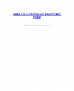 nurs 225 nutrition ati proctored exam
