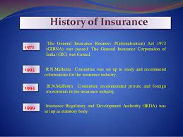 Other public sector companies like the national insurance, united india. History Of Insurance