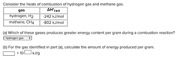 Methane Gas Ahsrxn Hydrogen H2