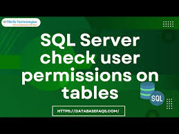 sql server check user permissions on