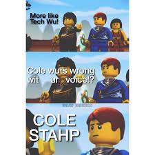 COLE: STEALING JAY'S GIRLFRIEND AND LINES. I've actually heard this happen  before in Ninjago...