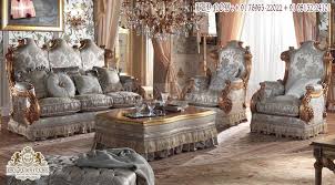 Wooden Baroque Style Living Room