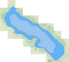 Sylvan Lake Fishing Map Ca_ab_sylvan_lake Nautical