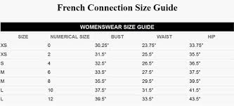 French Connection Sizing Guide