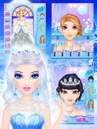 ice queen makeover makeup app