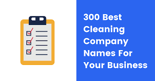 300 best cleaning business names for