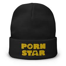 Porn Star Logo Embroidered Cuff Beanie - Etsy