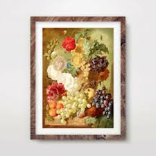 Details About Fruit Bowl Vintage Art Print Poster Kitchen Home Decor Wall Chart Painting 10sze