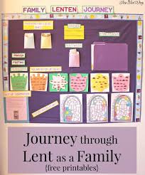 Family Lenten Journey Board Miss Maes Days