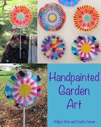Craft Project Handpainted Garden Art