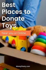 a big list of where to donate toys