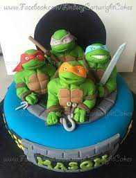 teenage mutant ninja hero turtles cake