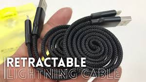 Flexible Retractable Iphone Lightning Cable By Cafele Review Youtube