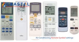 air conditioning remote symbols