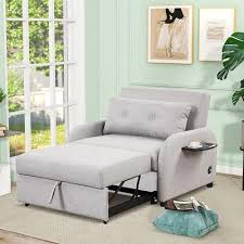 linen sleeper sofa bed
