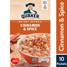 quaker instant oatmeal cinnamon