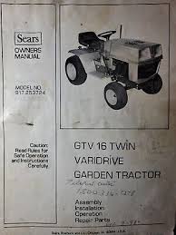 sears craftsman gtv 16 garden tractor w