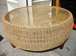 Round Wicker Coffee Table Ideas On