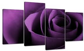 Co Uk Purple Canvas Wall Art