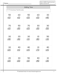 Two Digit Addition Worksheets From The Teachers Guide