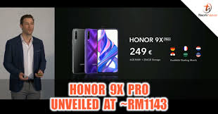 honor 9x pro release 48mp main camera