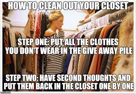 how to clean out your closet flip