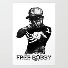 After famous musician bobby shmurda got arrested, a movement called free bobby shmurda arose, in hopes of getting famous musician bobby however, it's real intension was just to be a funny meme. Free Bobby Shmurda Lithograph Art Print By Drewnelz Society6